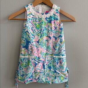Lilly Pulitzer Girls Shift Dress Size 4
